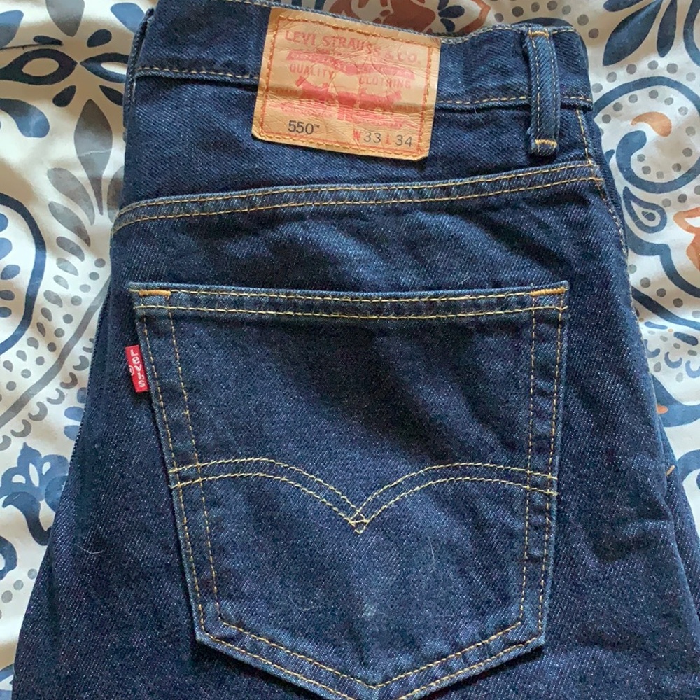 Men’s Levi Dark Blue Jeans